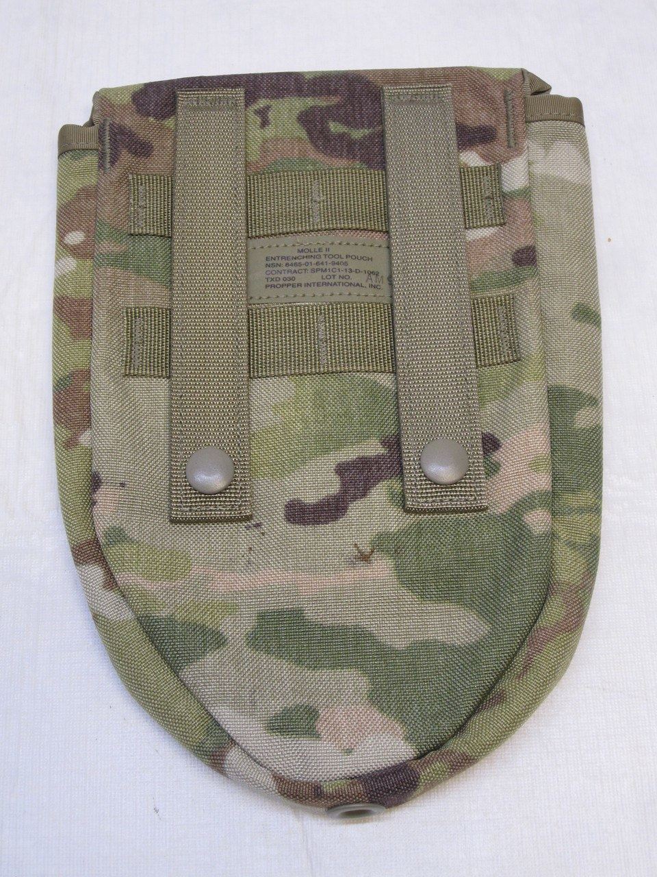 ARMY OCP SCORPION W2 E-TOOL MOLLE POUCH TRI-FOLD SHOVEL HOLDER ENTRENCHING - Centex Military Gear