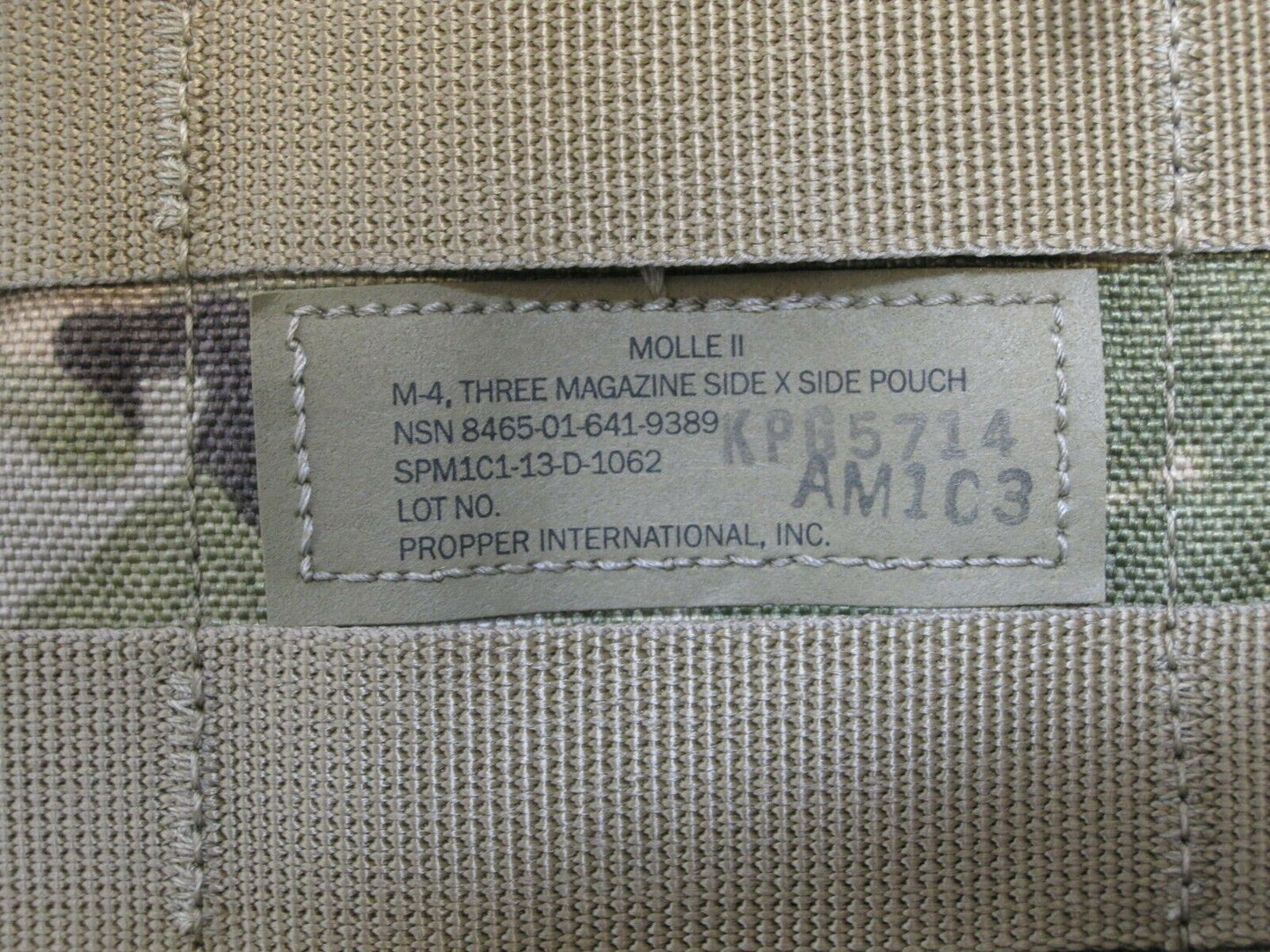 NEW ARMY OCP SCORPION W2 TRIPLE MAGAZINE POUCH MOLLE SHINGLE 8465-01-641-9389 - Centex Military Gear