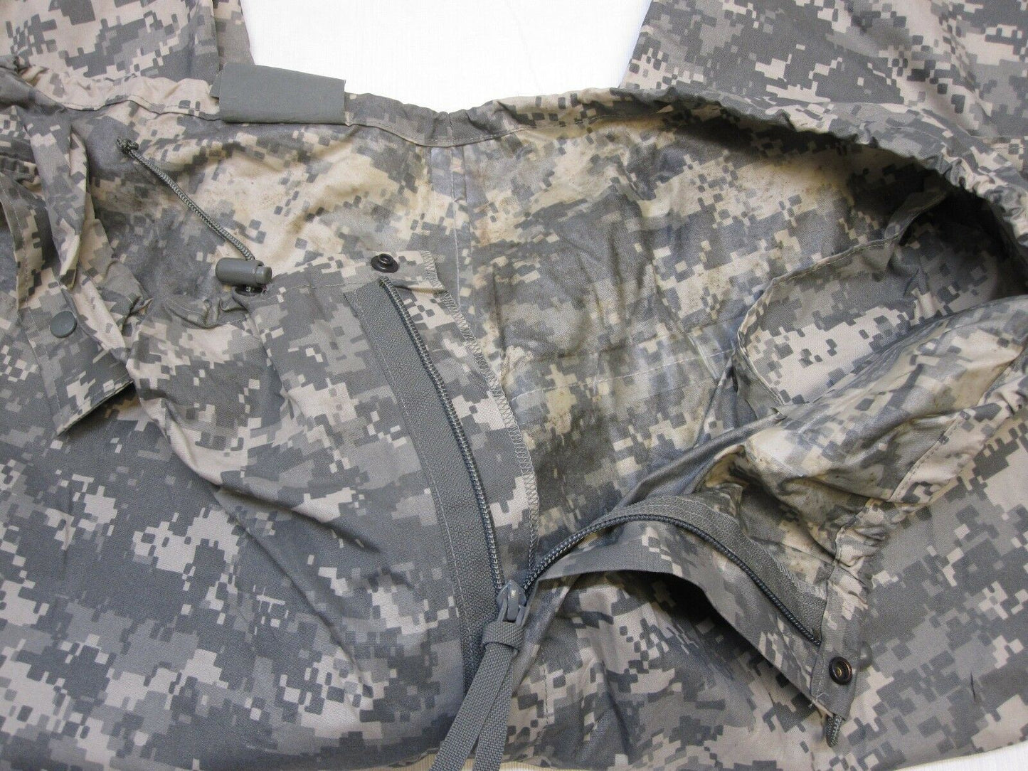 NWOT ARMY ACU DIGITAL WET WEATHER TROUSERS ORC IMPROVED RAIN PANTS LARGE
