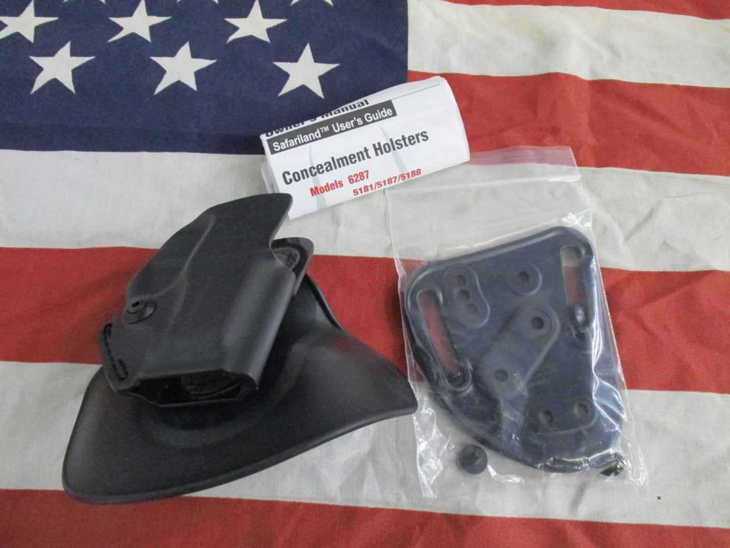 SAFARILAND Concealment Holster RUGER LC9 5198-184-411 Blk Lined Right STX Plain