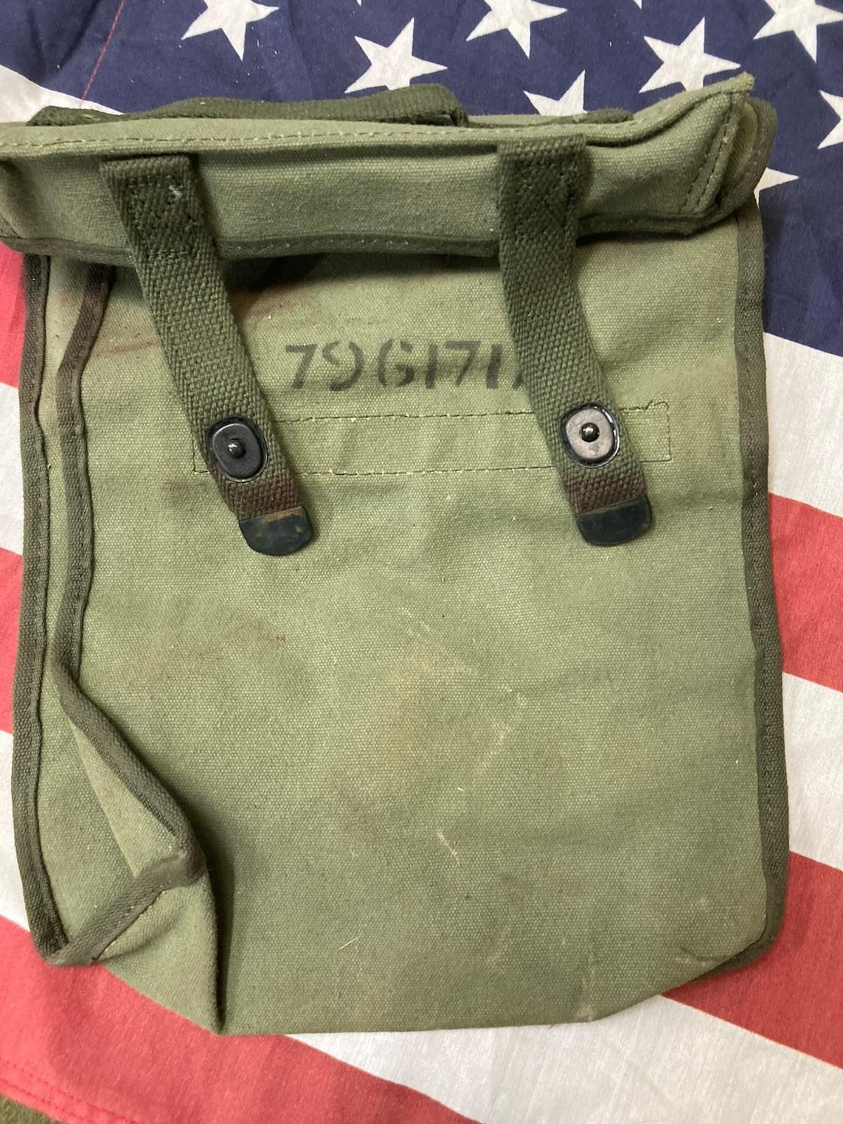 USGI Canvas Utility Pouch Book Case FM TM Pouch M1956 M1967 Alice Gear Mil Spec