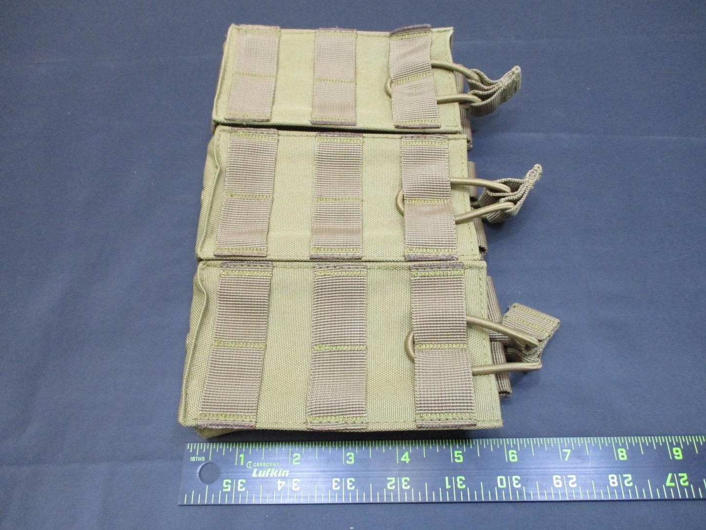Fox Tactical Triple Rifle Magazine Pouch MOLLE Tan Used - Excellent