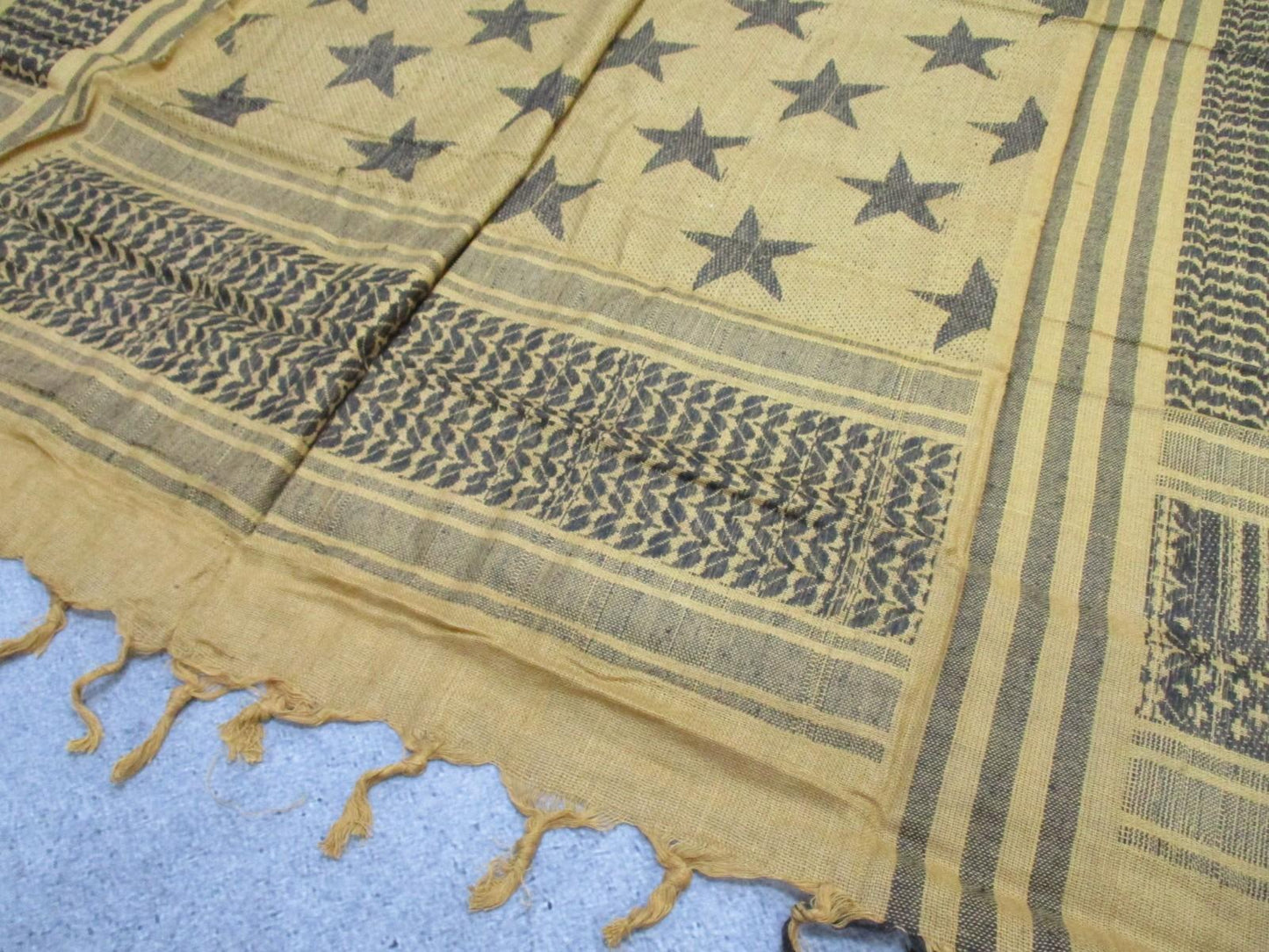 RAPDOM Tactical Shemagh Scarf Stars Coyote Tan TS5-STARS-COY New