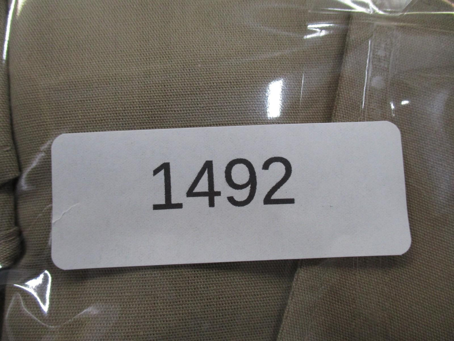 US Army AGSU short sleeve shirt in heritage tan and army green, size 16.5R, made by Centex Military Gear.