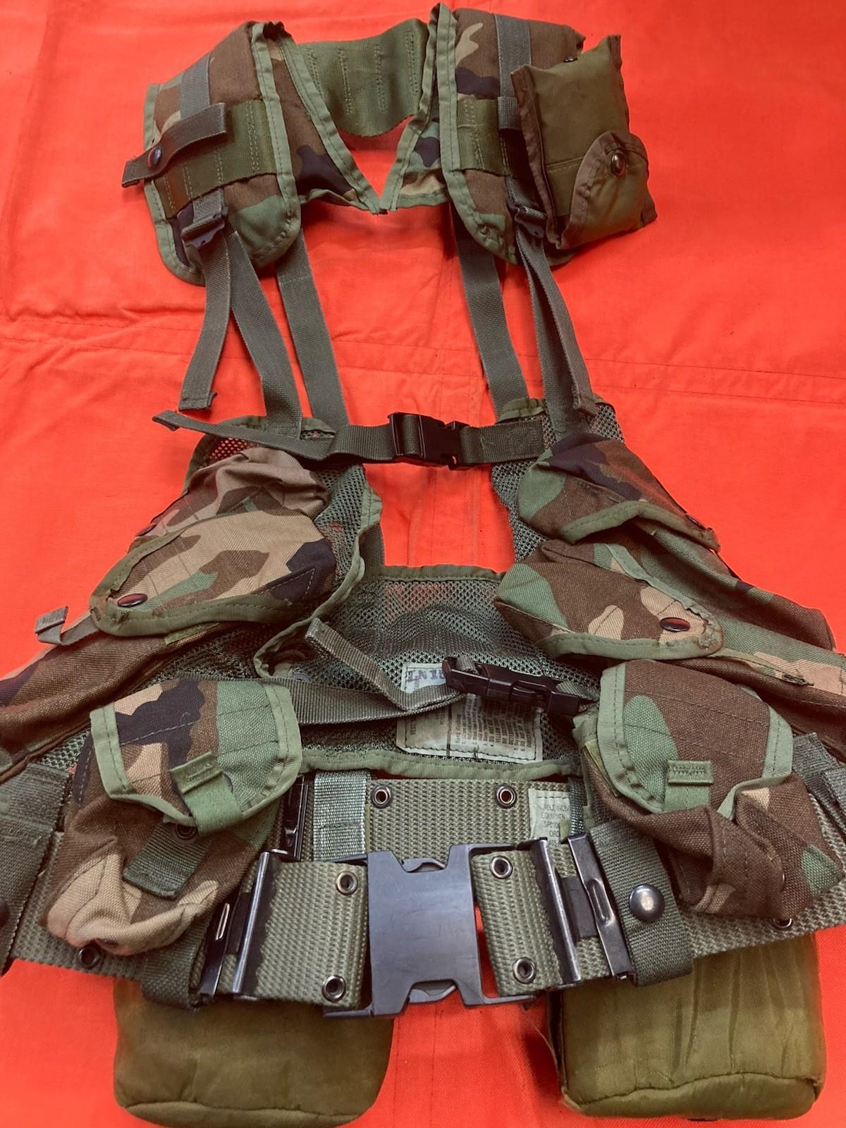 USGI LBV 88 Vest Woodland Tactical Gear M81 Patrol Rig