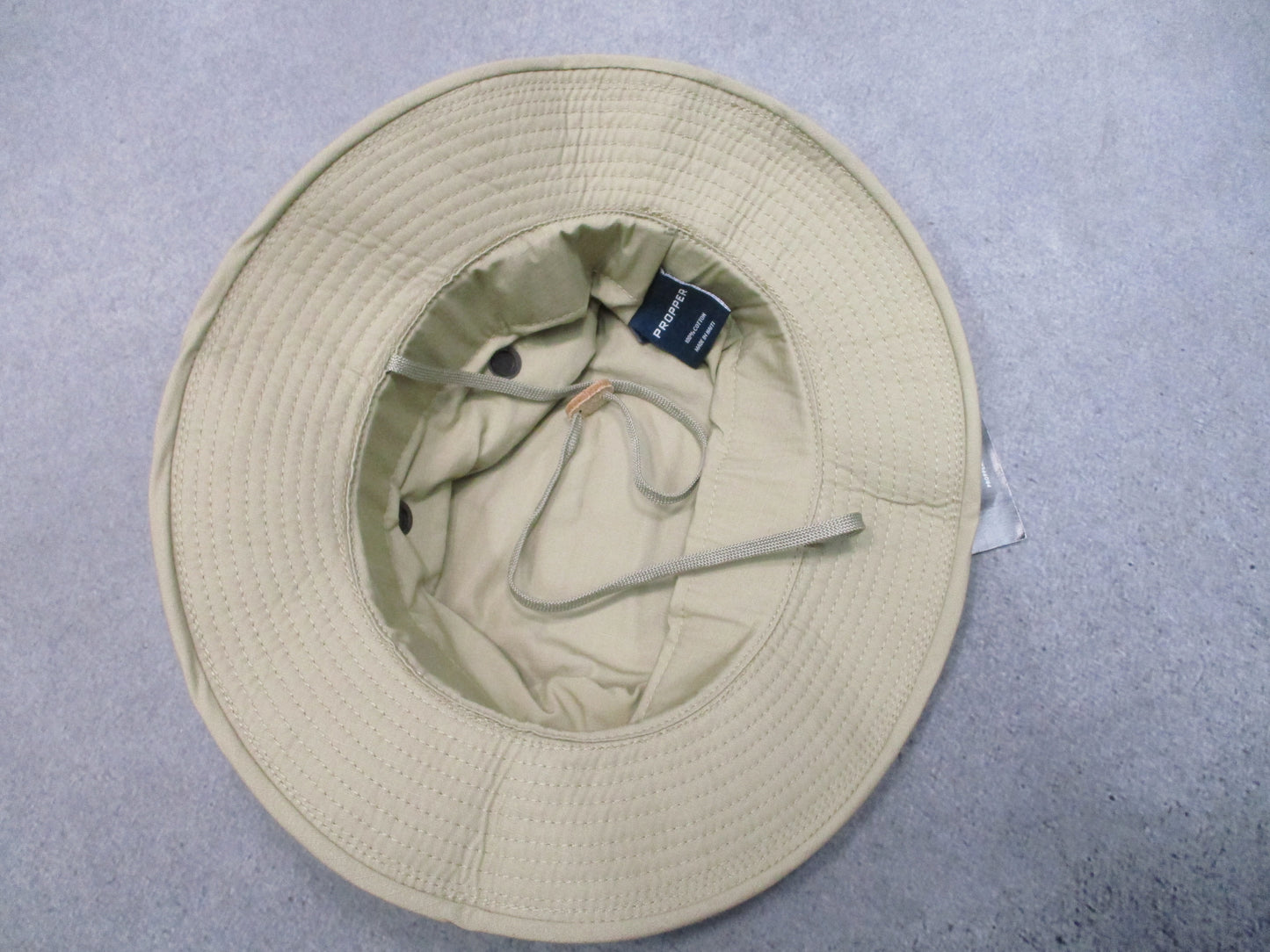 Propper Khaki Boonie Hat 100% Cotton Ripstop Military Sun Hat NWT 7-7 3/4