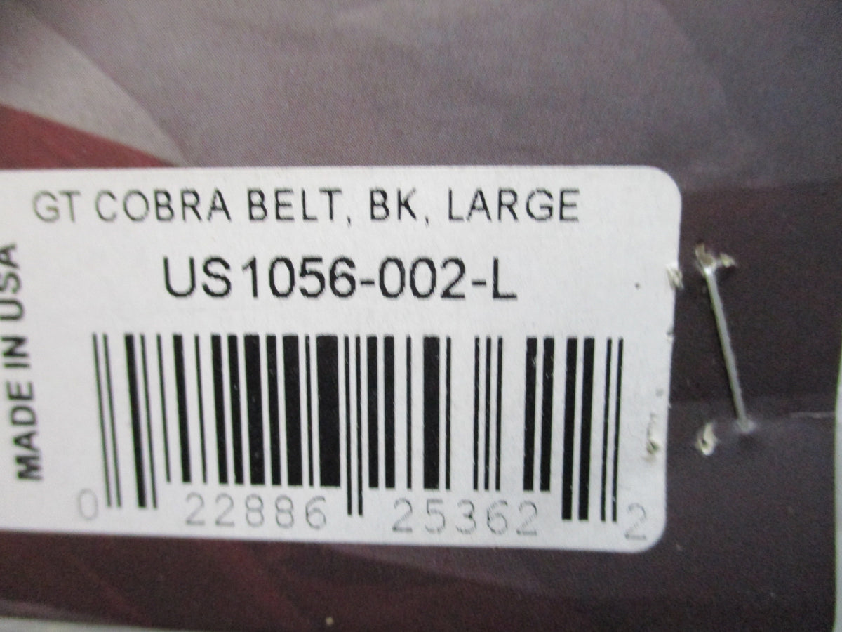 Condor GT Cobra Tactical Belt Black Large 42-46 USA Made US1056-002-L NOS