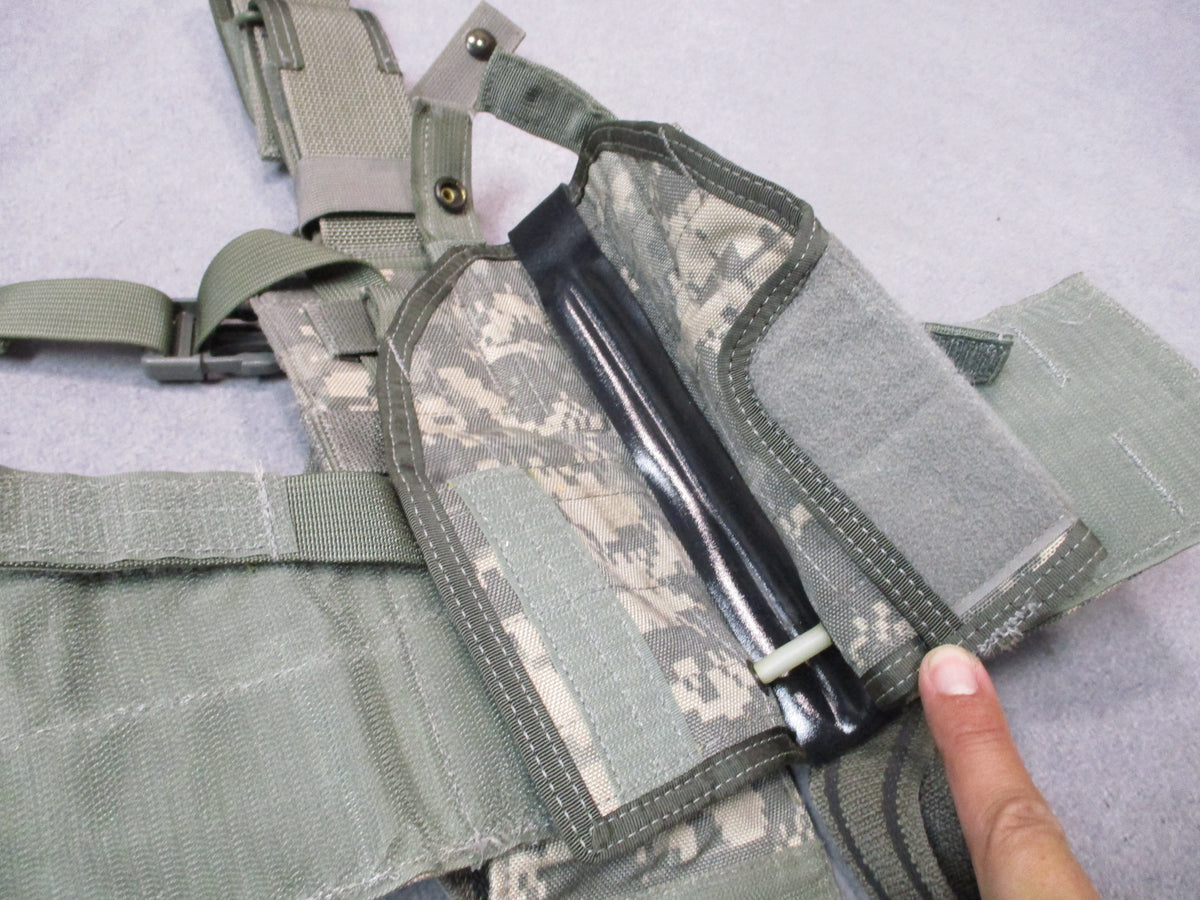 Eagle Industries UH-92F UCP universal drop leg holster with MOLLE attachments and ambidextrous design for military use.