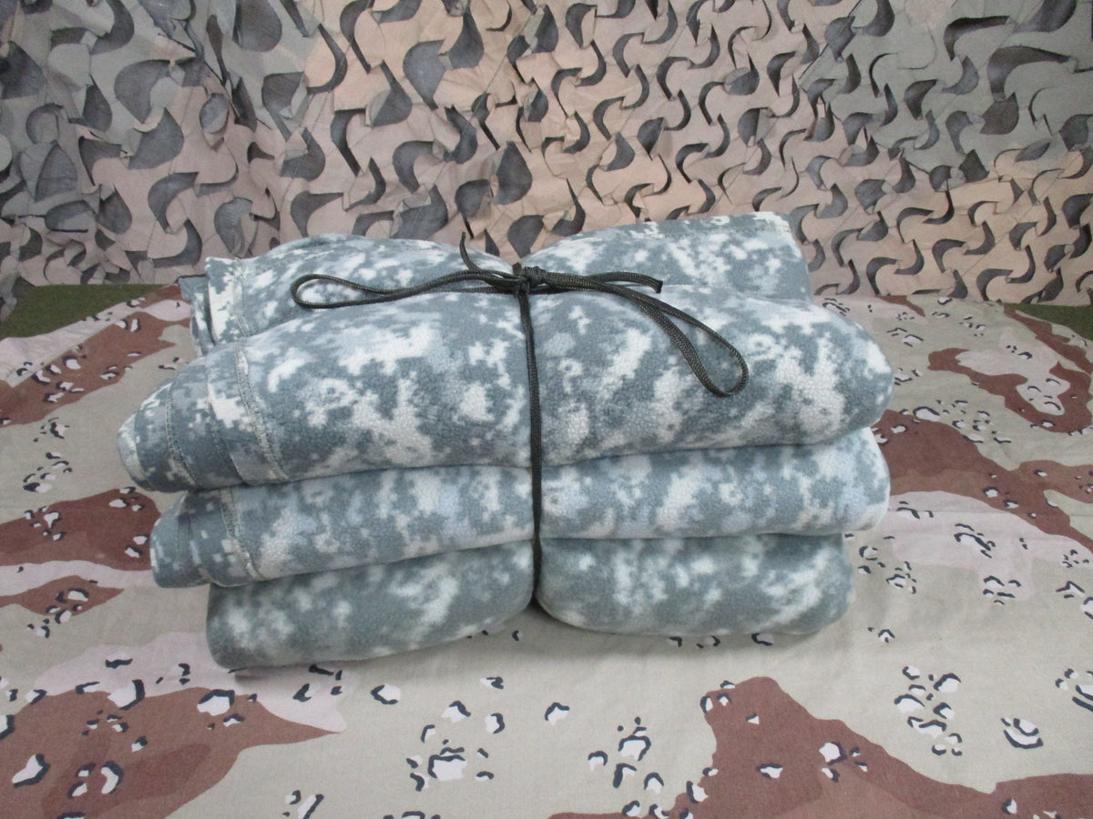 USGI ACU UCP Fleece Blankets Lot of 3 Approx 65x65 Military Surplus