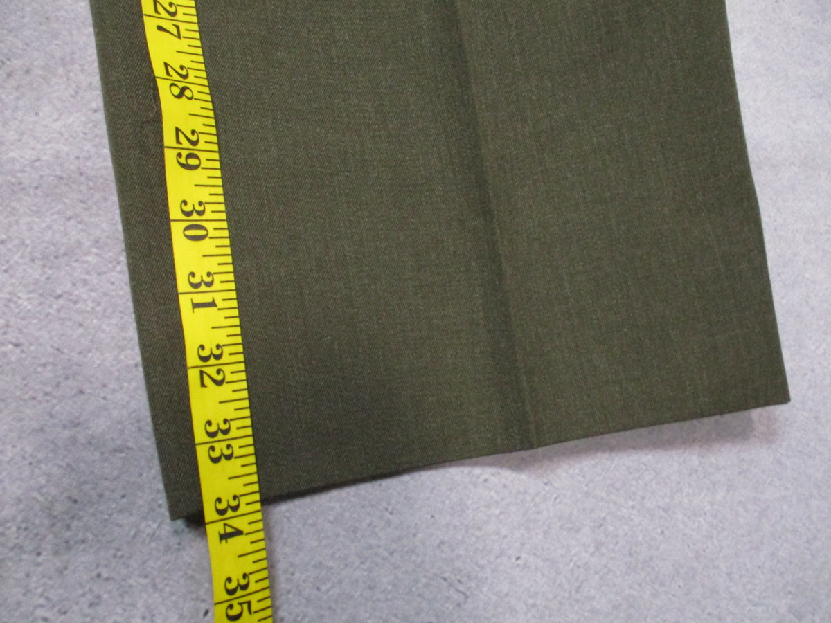 USMC Marine green service dress pants by Bremen-Bowdon, poly-wool trousers in 38XL size