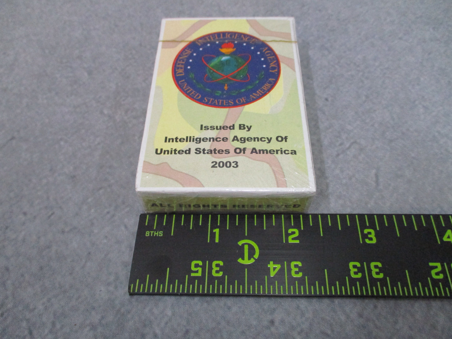 2003 Iraqi Most Wanted Saddam Playing Cards DIA Intelligence Sealed Vintage Deck