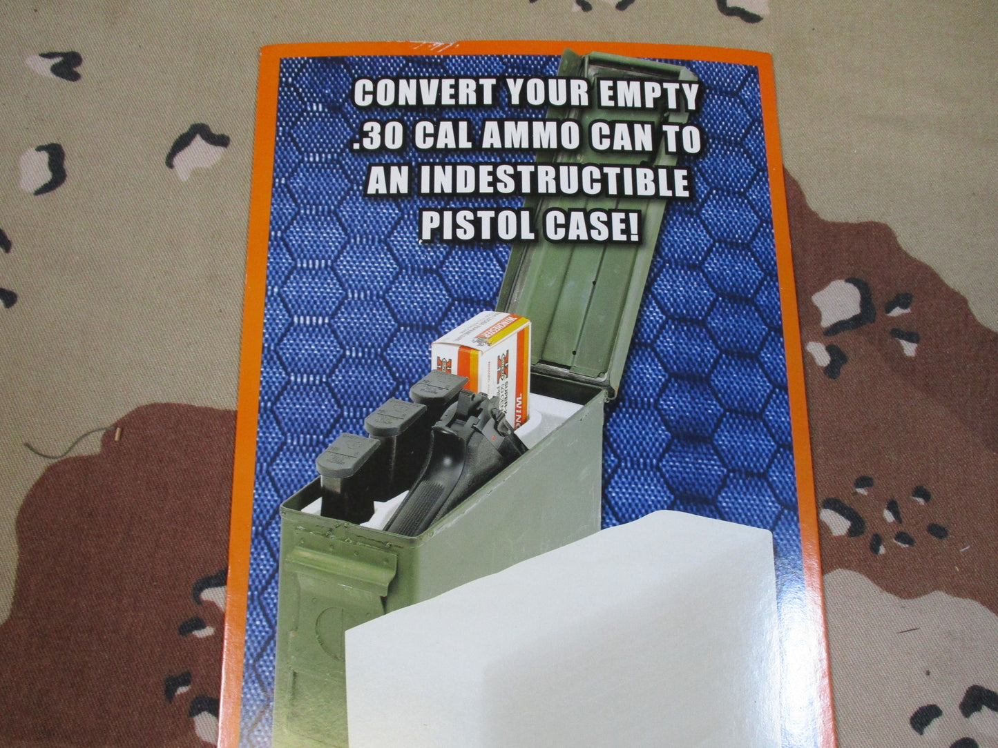 USGI ammo can pistol case set foam insert tactical gear organizer padded box