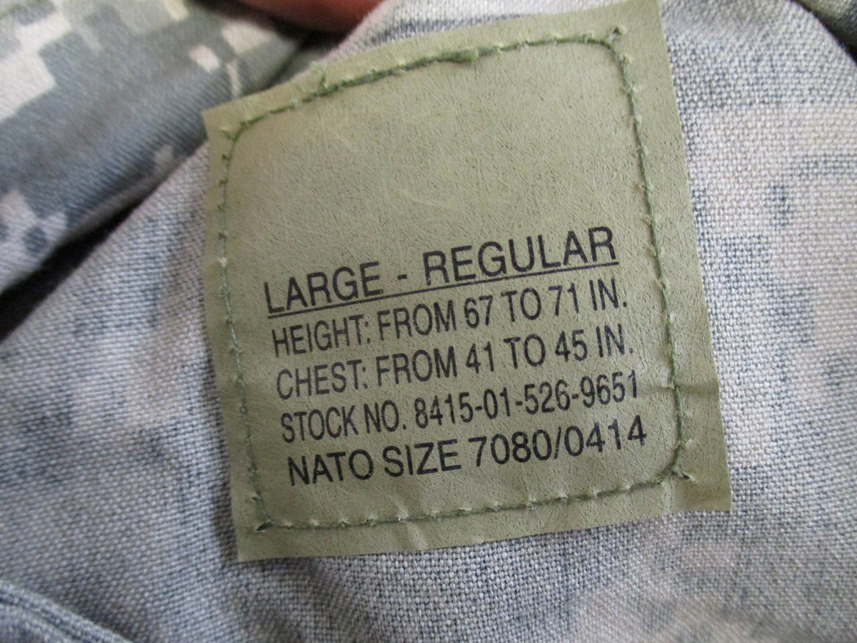 US Army aviation uniform shirt in ACU digital camouflage with aircrew combat features and aramid coat by Centex Military Gear.
