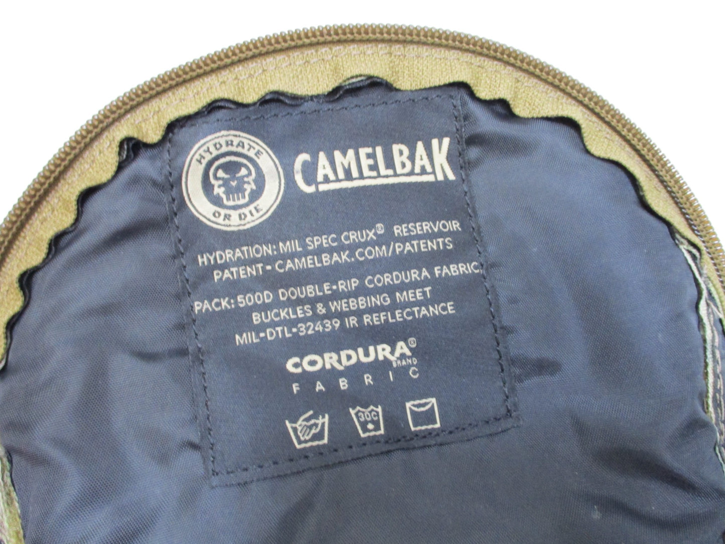 CAMELBAK ARMY OCP MULTICAM HYDRATION SYSTEM WATER PACK 100oz 3L THERMOBAK (USED)