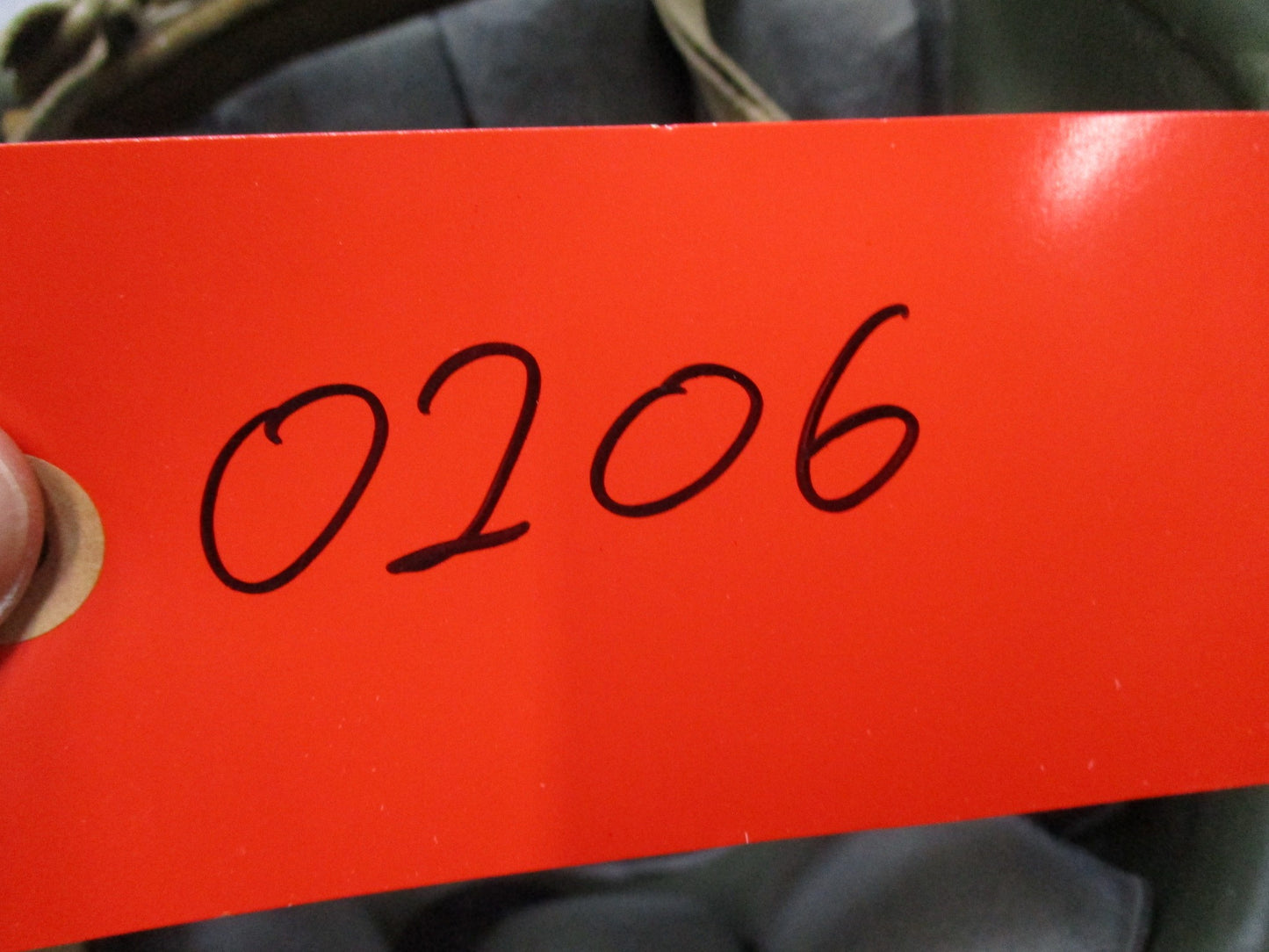 USGI MSA ACH Combat Helmet Large w/ Pads & Chin Strap Military Issue Green