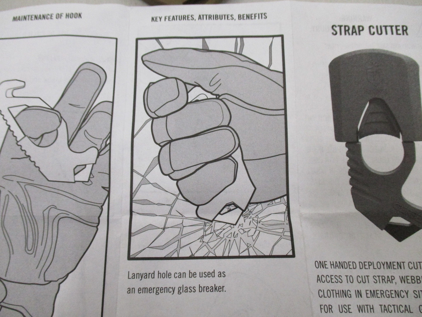 LOT OF (3) GERBER SEAT BELT STRAP CUTTER COYOTE BROWN RESCUE TOOL HOOK KNIFE FDE - Centex Military Gear