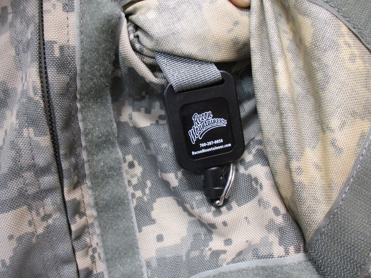 Empty Army ACU digital combat life saver bag by Centex Military Gear with multiple compartments for medical supplies.