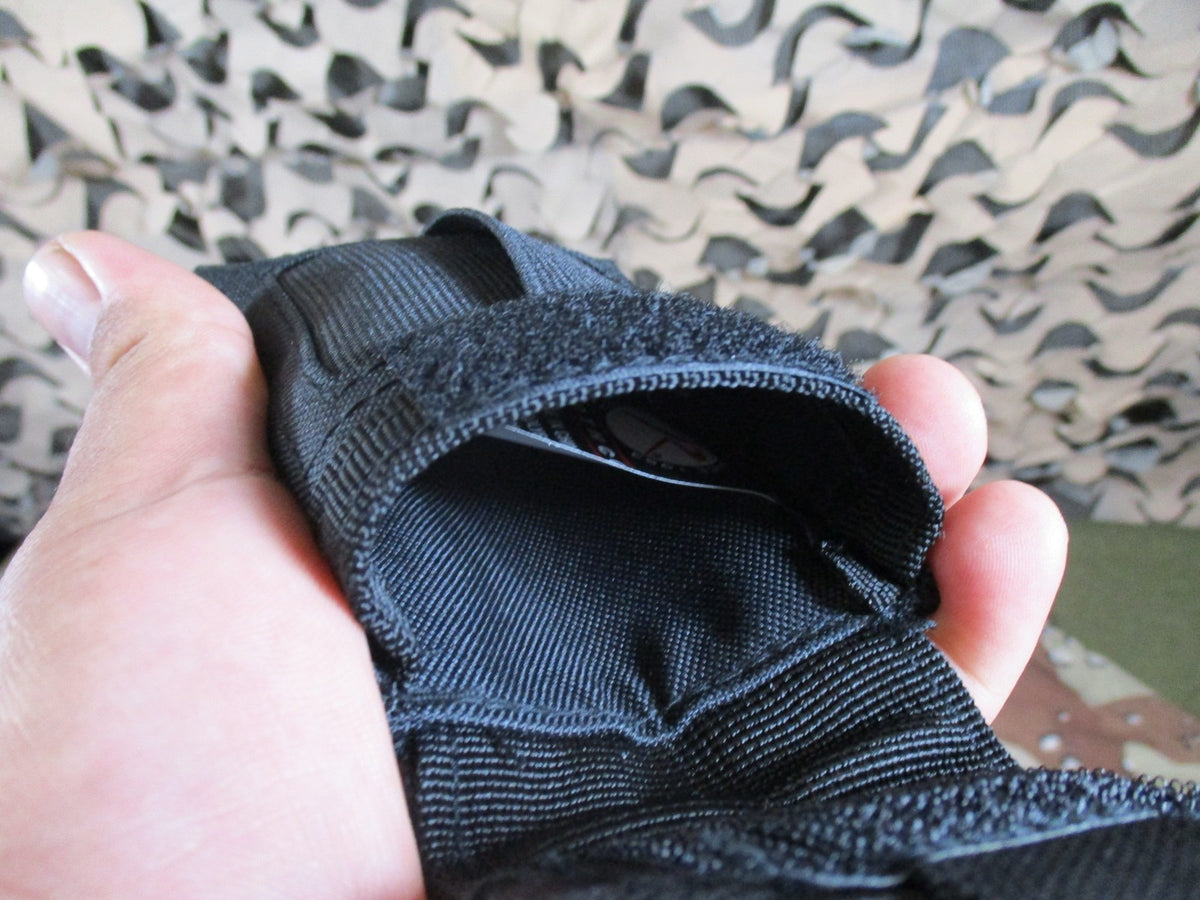 2x Rothco Easy Access Glove Pouch Black MOLLE Tactical Gear New