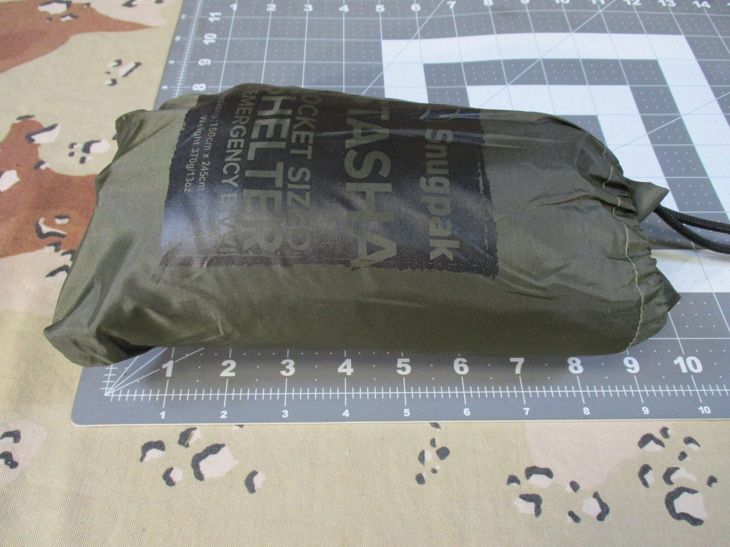Snugpak Stasha Pocket Sized Shelter & Emergency Bivi - Olive Green
