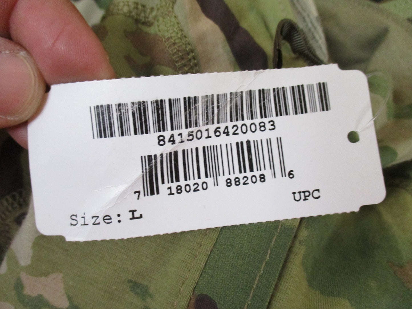 NEW USGI ARMY COMBAT SHIRT LARGE SCORPION OCP W2 1/4 ZIPPER FLAME RESISTANT ACS