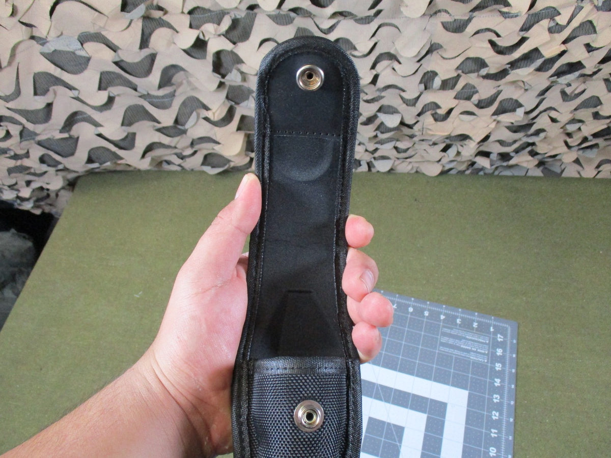 Hero's Pride 1070 Ballistic X-Large Closed Flashlight Holder Duty Belt Black New