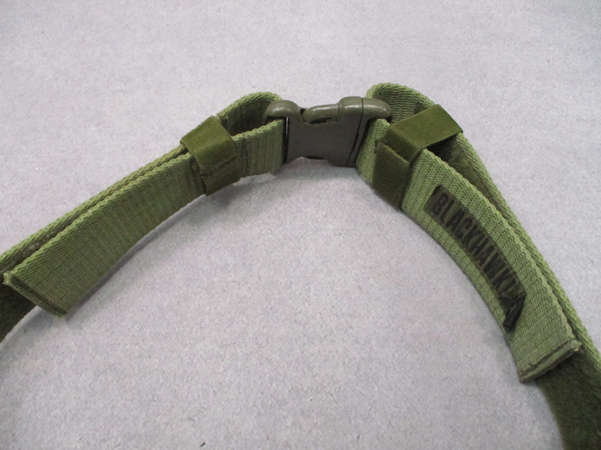 Blackhawk OD Green Padded Tactical Duty Pistol Belt Military Combat Used Large