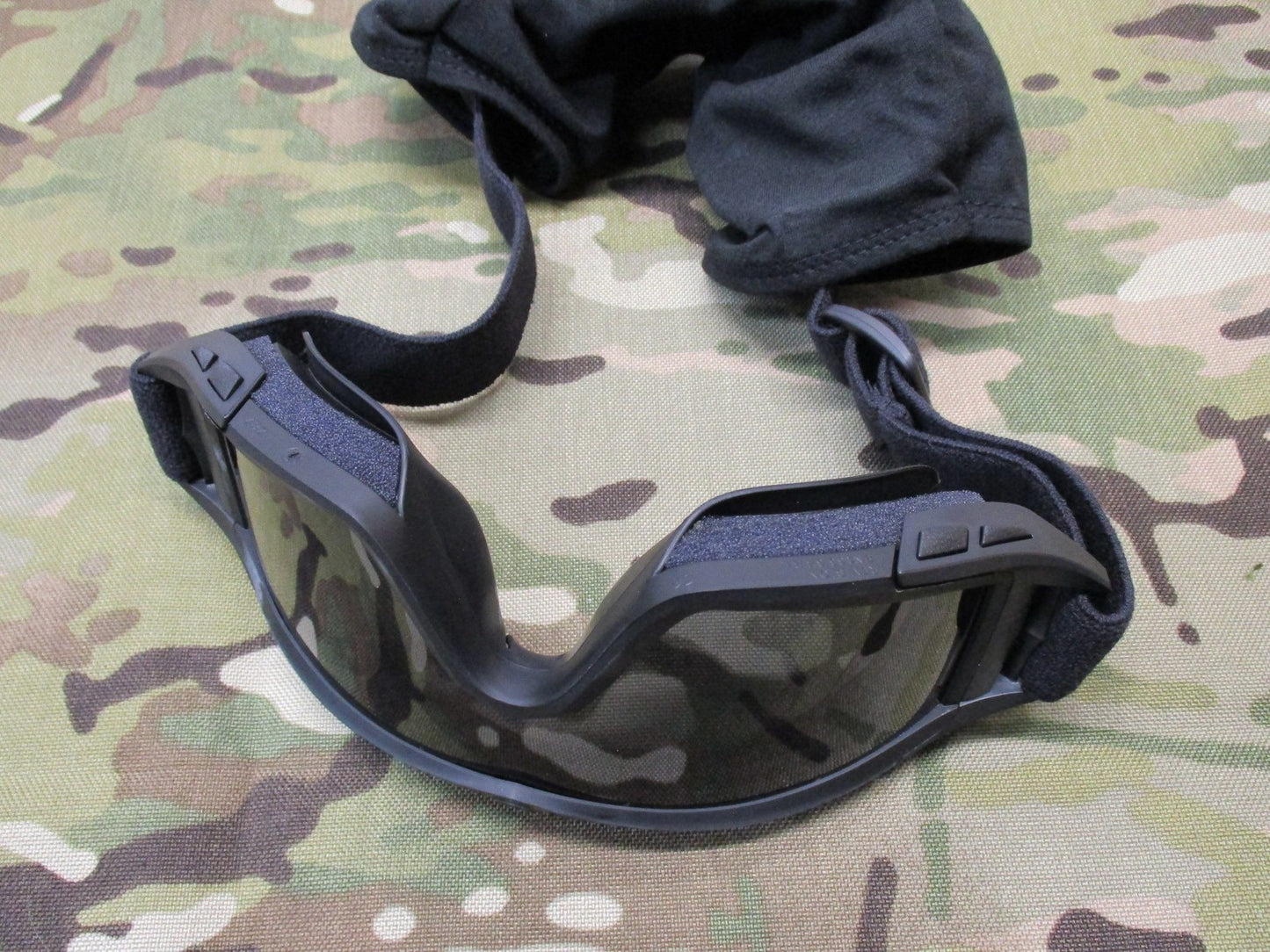 NEW REVISION DESERT LOCUST MILITARY GOGGLES EYE PRO CLEAR & DARK LENS KIT BLACK