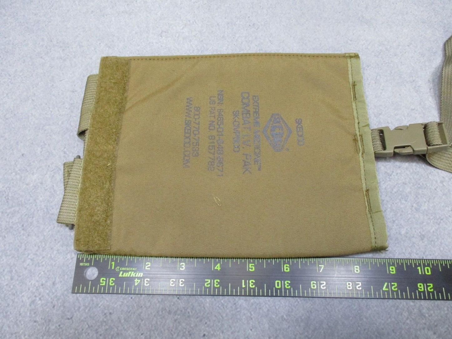 SKEDCO Combat I.V. Pak Extreme Medicine NSN 8465-01-648-6671 IV Bag Hanger Pouch
