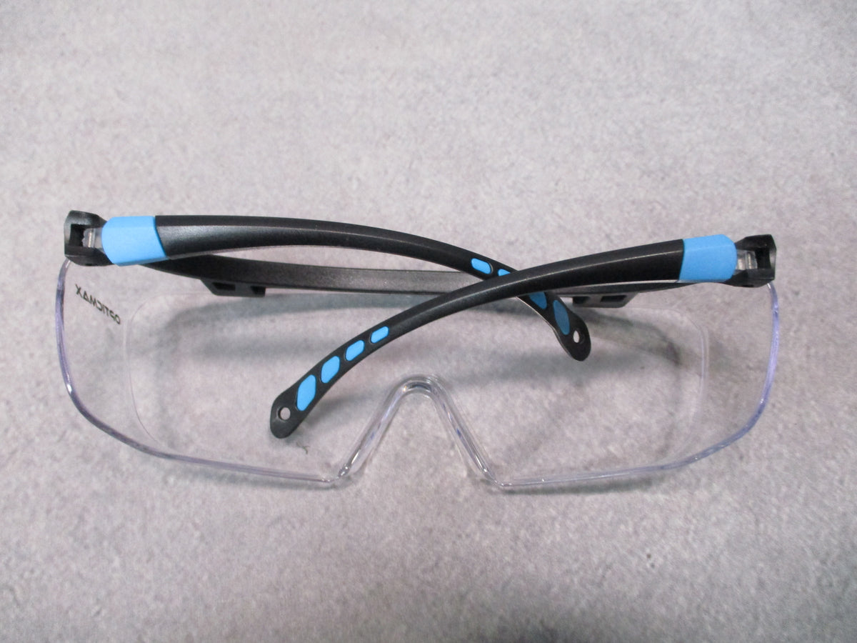 OpticMax NT155C Clear Fit Over Safety Shooting Glasses Anti Fog New in Box - Centex Military Gear