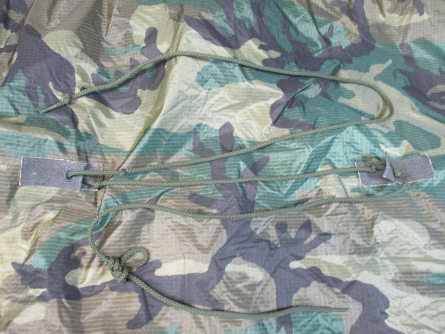 US Military Woodland Camouflage Wet Weather Poncho ORC Industries 0976
