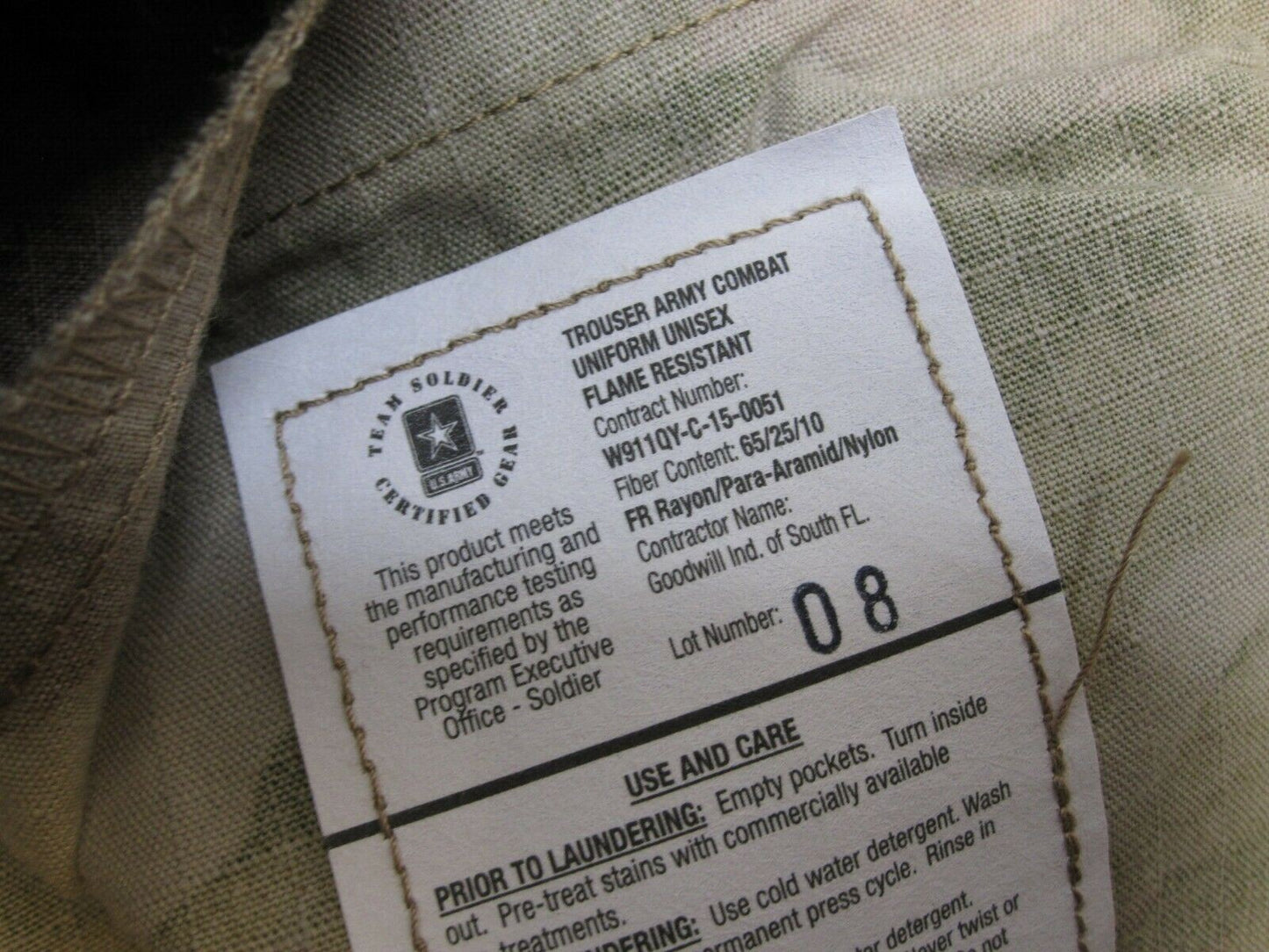 Scorpion W2 Large Regular Pants/Trousers Flame Resistant OCP FRACU Army Multicam