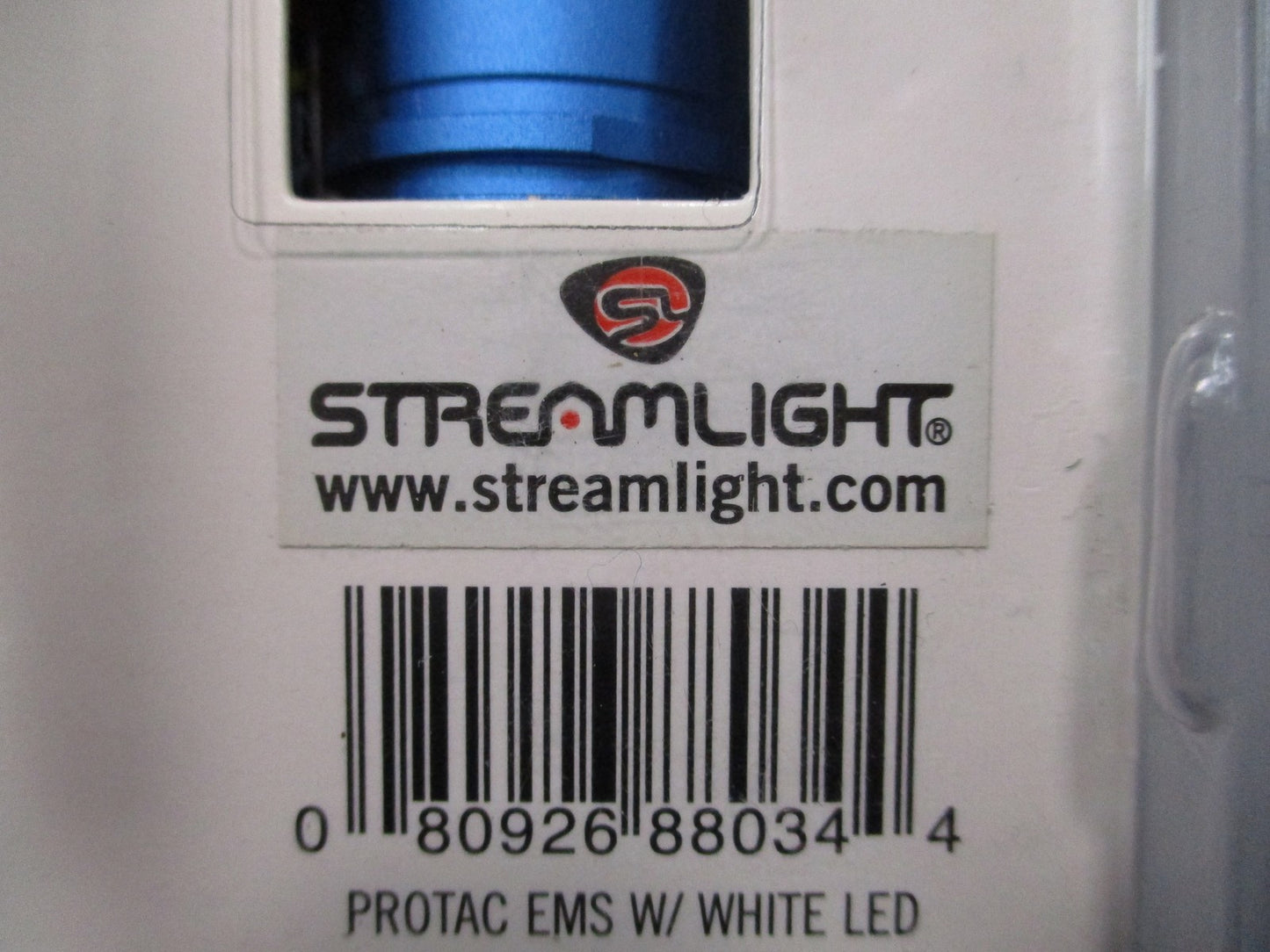 Streamlight Protac EMS Blue LED Flashlight w/ AA Battery - New