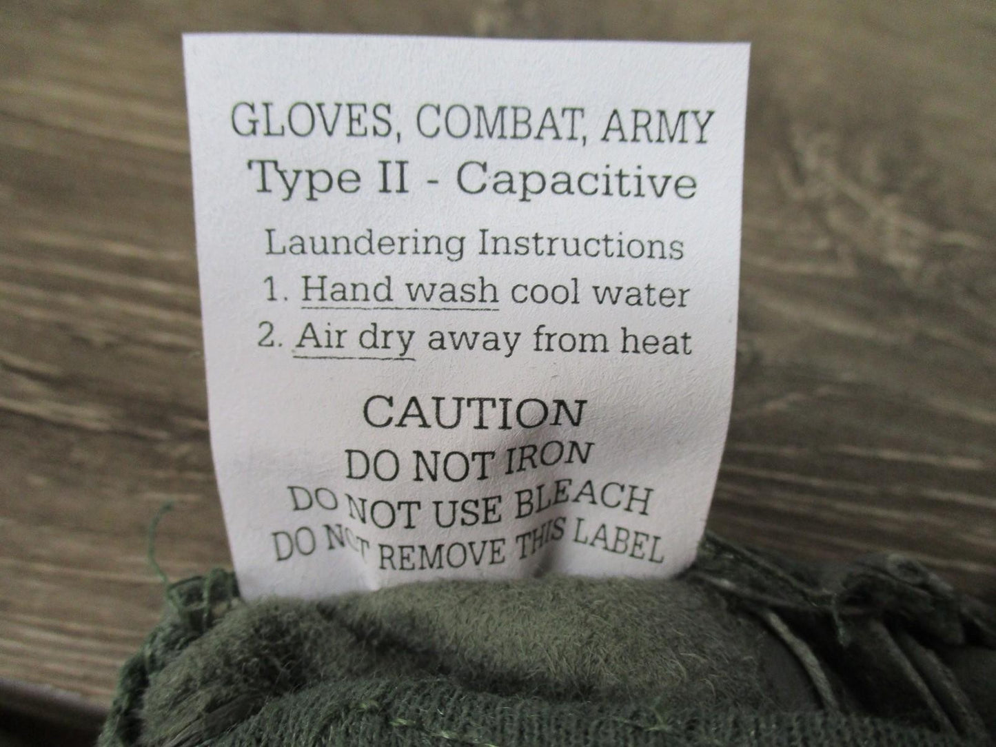 NEW US ARMY COMBAT GLOVE CUT/FIRE RESISTANT LARGE FOLIAGE HATCH HWI TYPE II