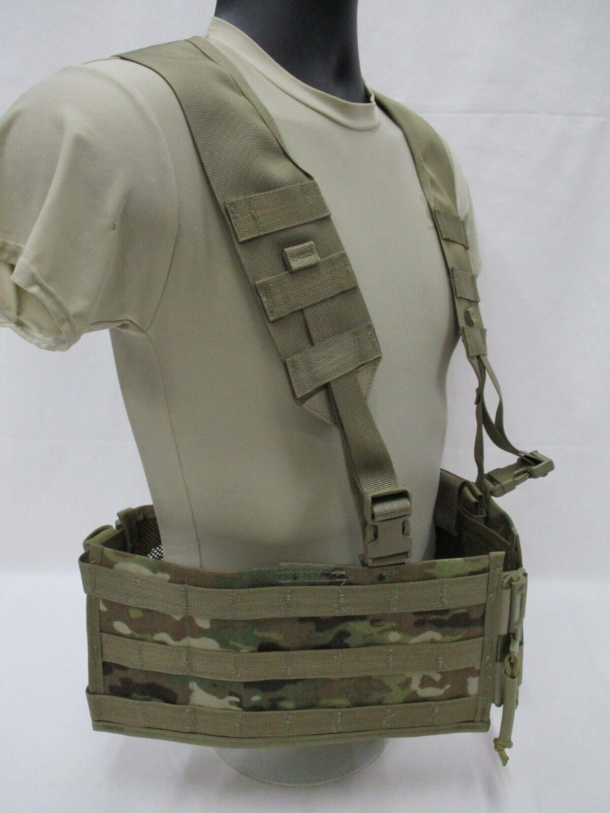 NEW STYLE OCP SCORPION MULTICAM TACTICAL ASSAULT PANEL A-TAP MOLLE QD CHEST RIG