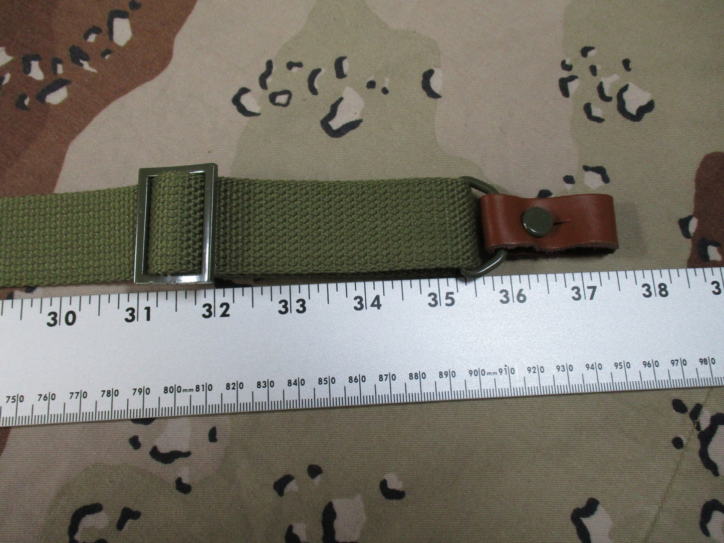 Vintage Military Surplus Olive Drab Webbing Suspenders Tactical Gear