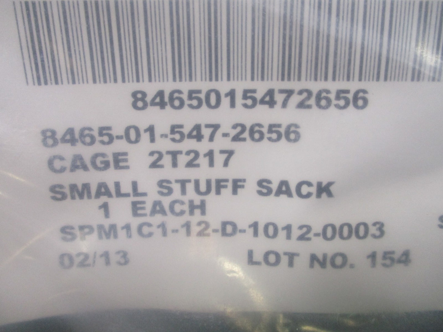 USGI Small Compression Stuff Sack MSS Sleep System Sack NSN 8465-01-547-2656 New