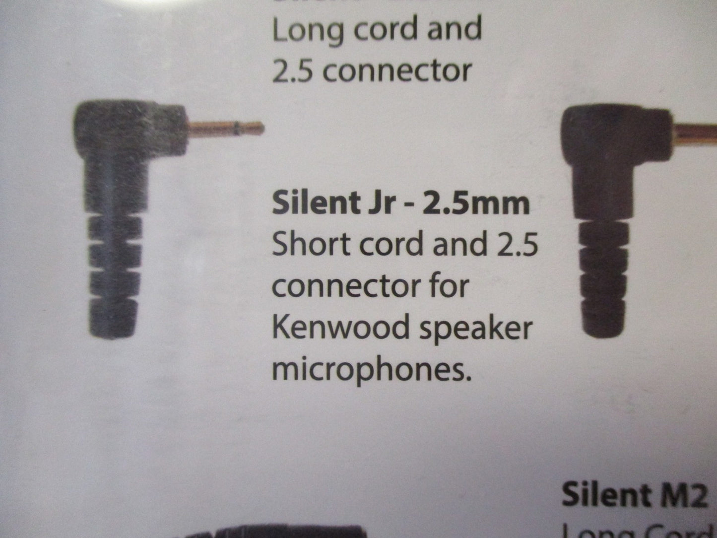 Code Red Headsets Silent Jr 2.5mm Earpiece Kit for Kenwood Speaker Clear Tube