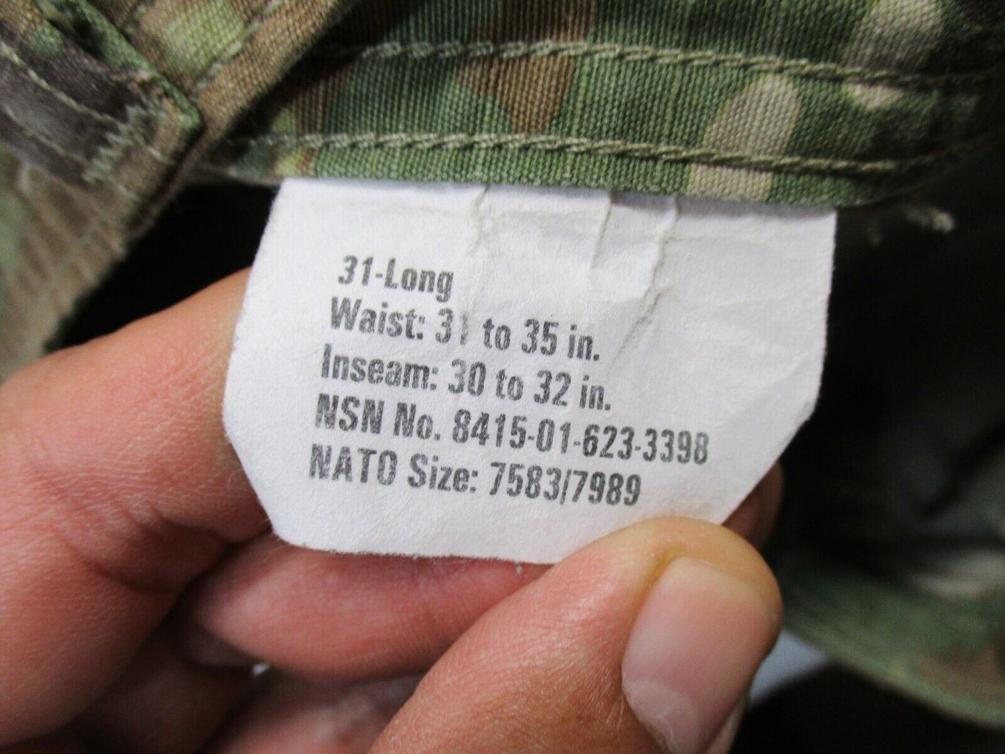 USGI ARMY OCP WOMEN'S TROUSER COMBAT UNIFORM PANTS FEMALE NON-FR NORMAL MATERIAL
