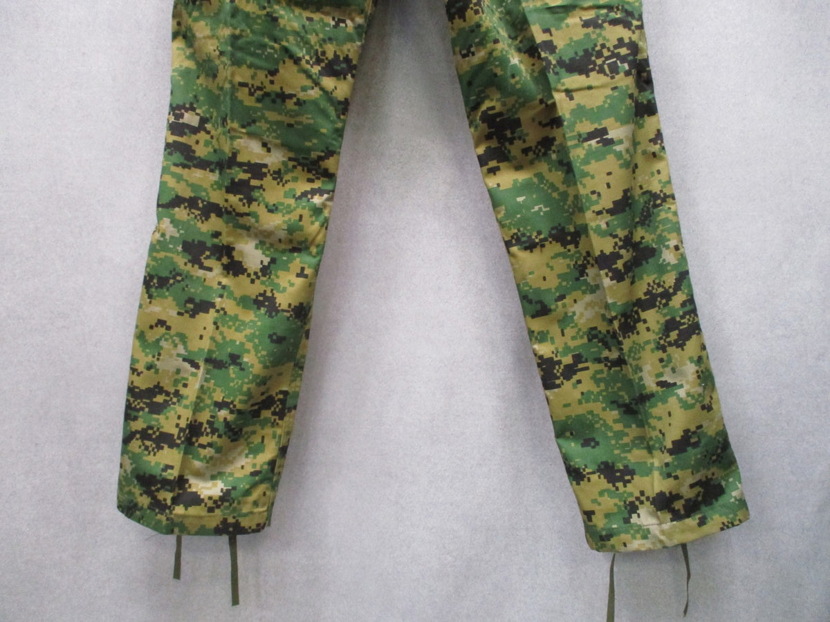 New Fox Endurance Men's BDU Pants Woodland Digital Camo Size Small Long