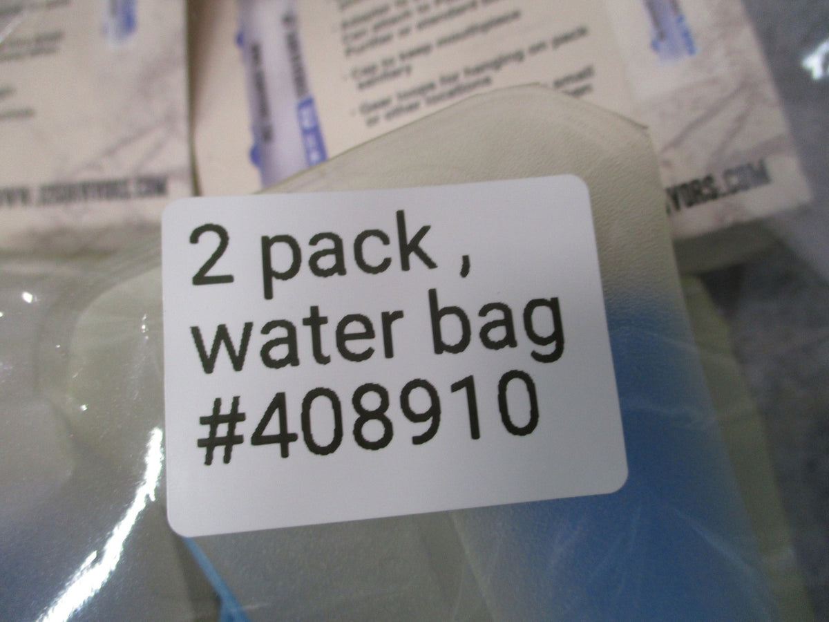 12 Survivors Hydration Reservoir 2-Pack 10oz 17oz Collapsible Water Bladder NOS
