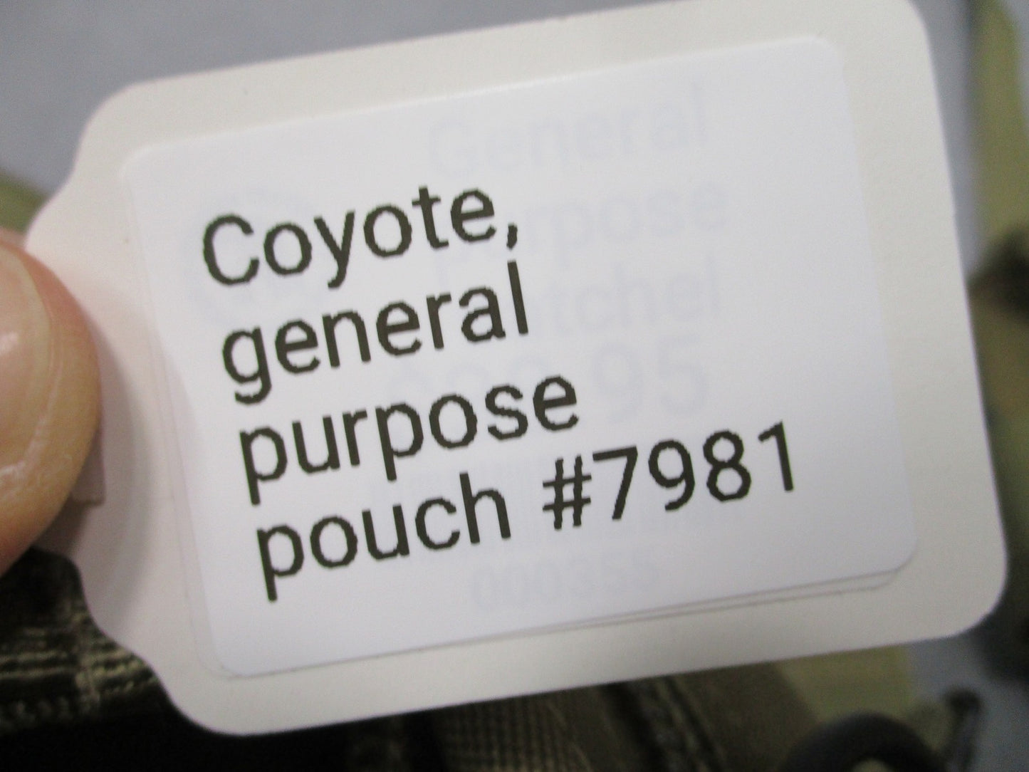 Coyote Tactical General Purpose Pouch MOLLE Compatible Utility Bag