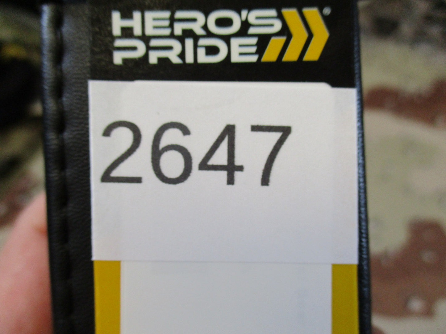 New Hero's Pride Basix Rugged Hook Lined Duty Belt Size M 28-34 Black