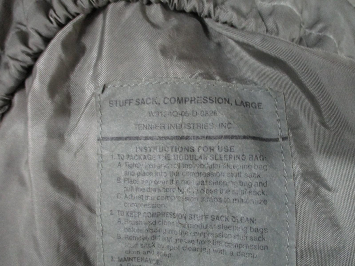 USGI Army Military 4-Piece Modular Sleep System MSS ACU Sleeping Bag Set