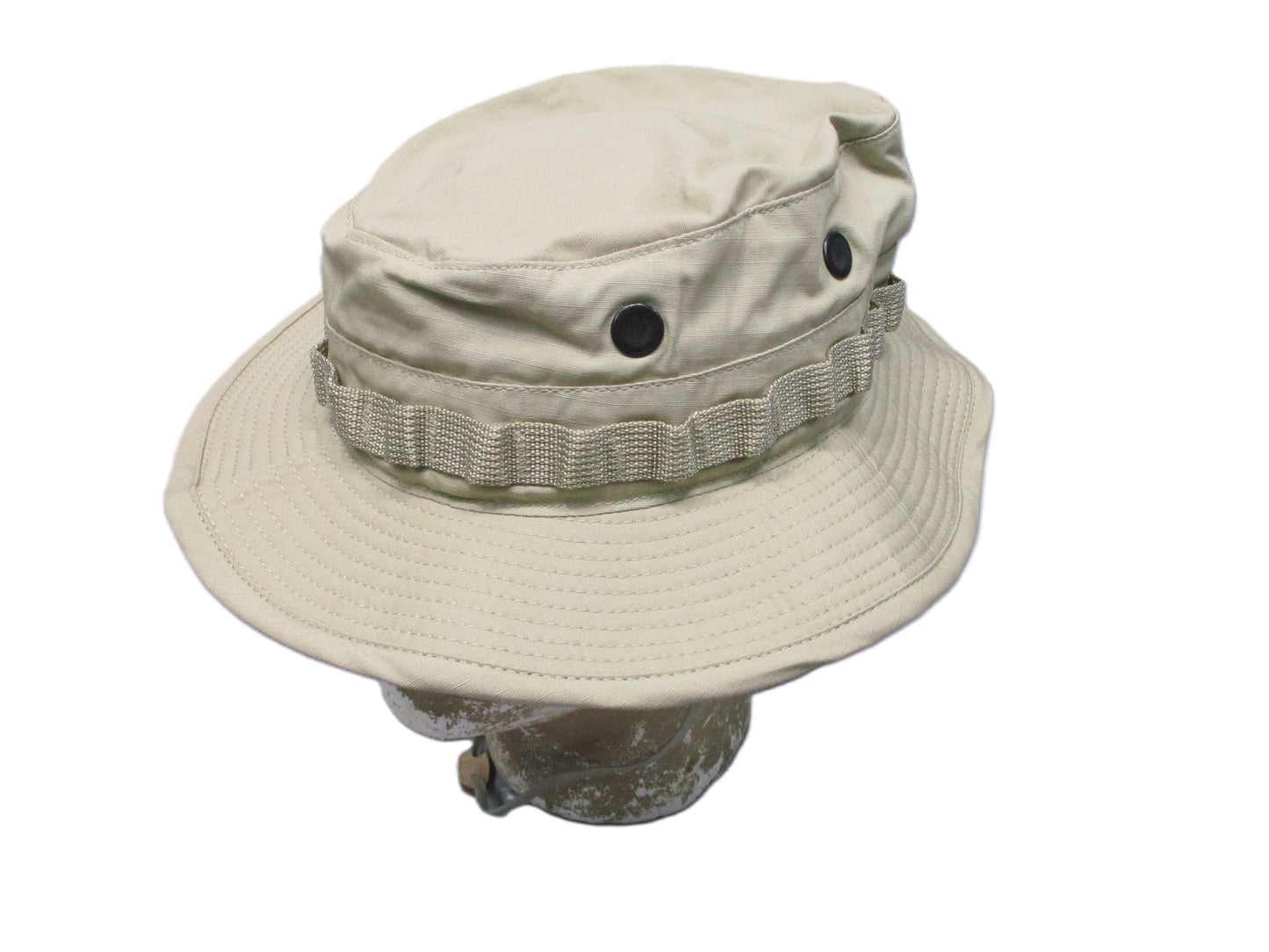 Propper Khaki Boonie Hat 100% Cotton Ripstop Military Sun Hat NWT 7-7 3/4