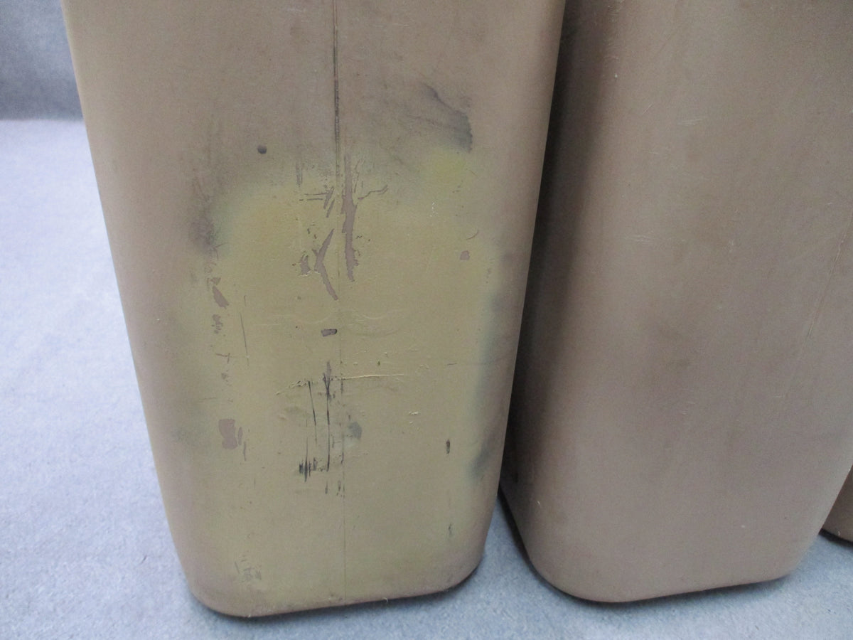 Desert Tan Military Fuel Can 5 Gallon Storage Container - Used 20L Capacity