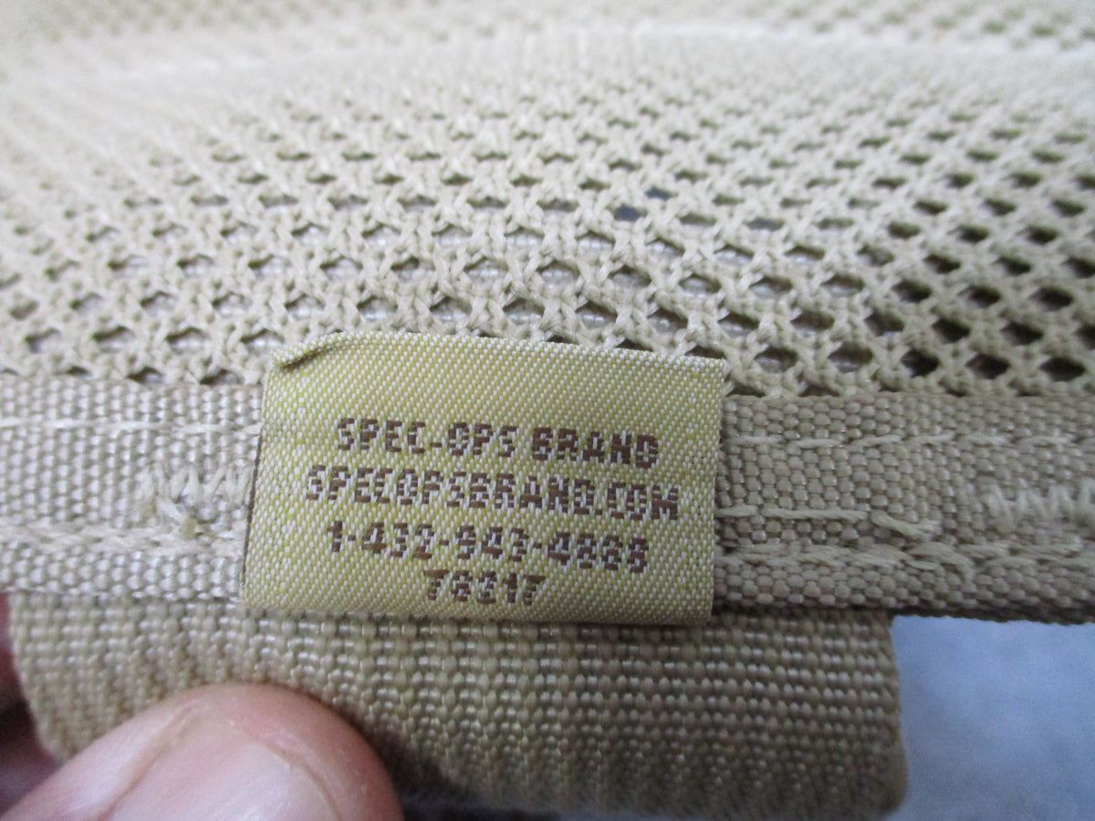 Spec-Ops Brand Drop Leg Panel Desert Tan Mesh Tactical Thigh Rig Made in USA