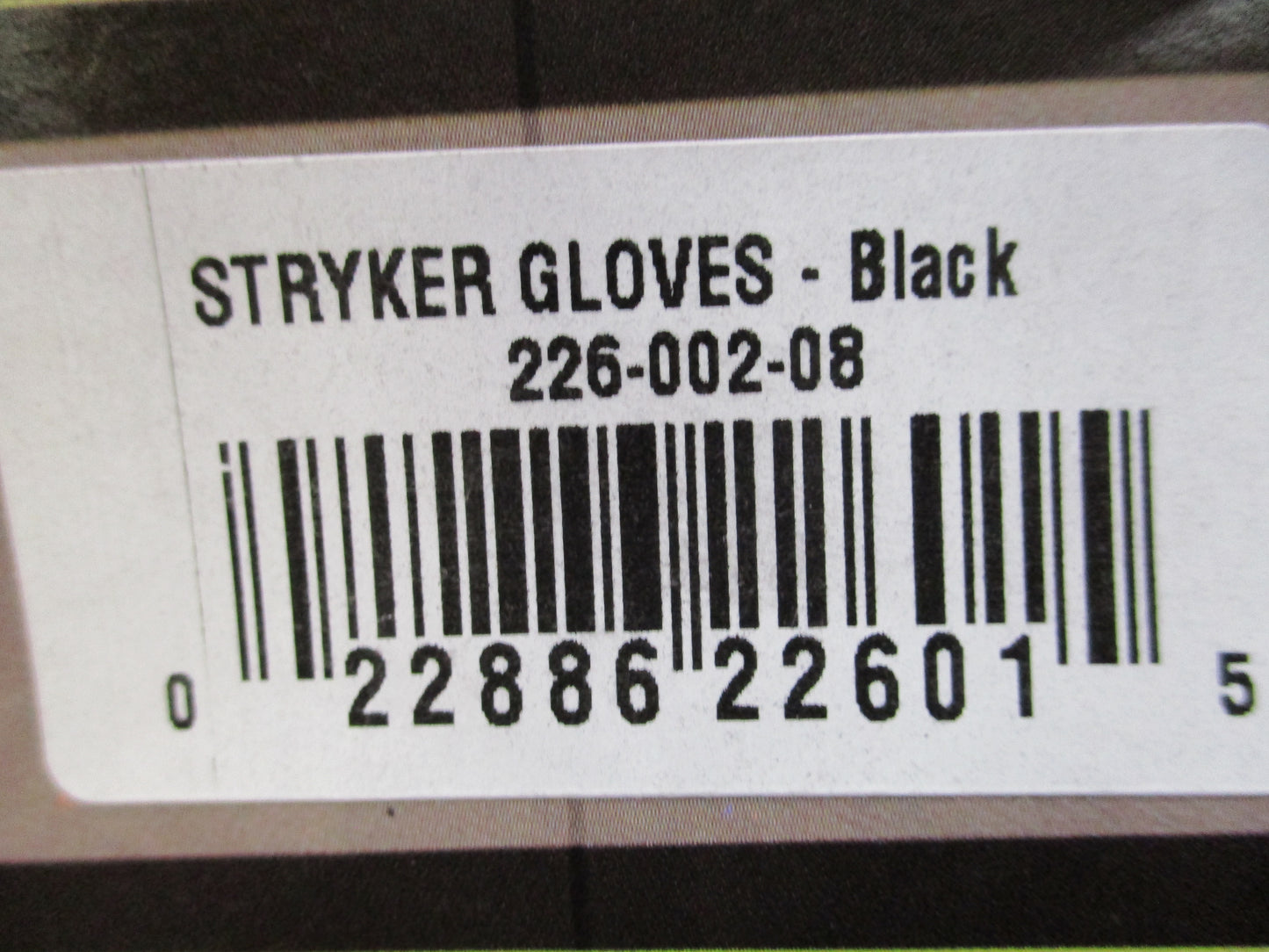 Condor Stryker Padded Tactical Gloves Black Full Finger HK226 Sizes 8-12