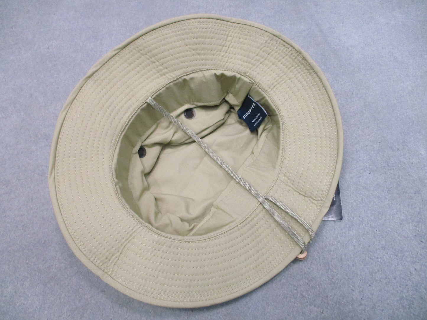 Propper Khaki Boonie Hat 100% Cotton Ripstop Military Sun Hat NWT 7-7 3/4