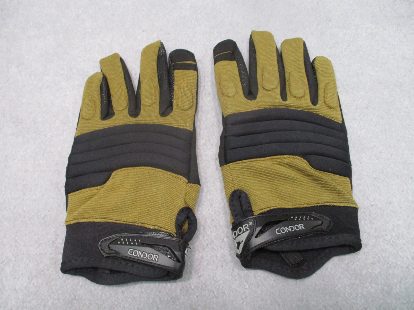 Military Condor Stryker HK226 Padded Tactical Gloves Coyote Sizes 8-11 NOS