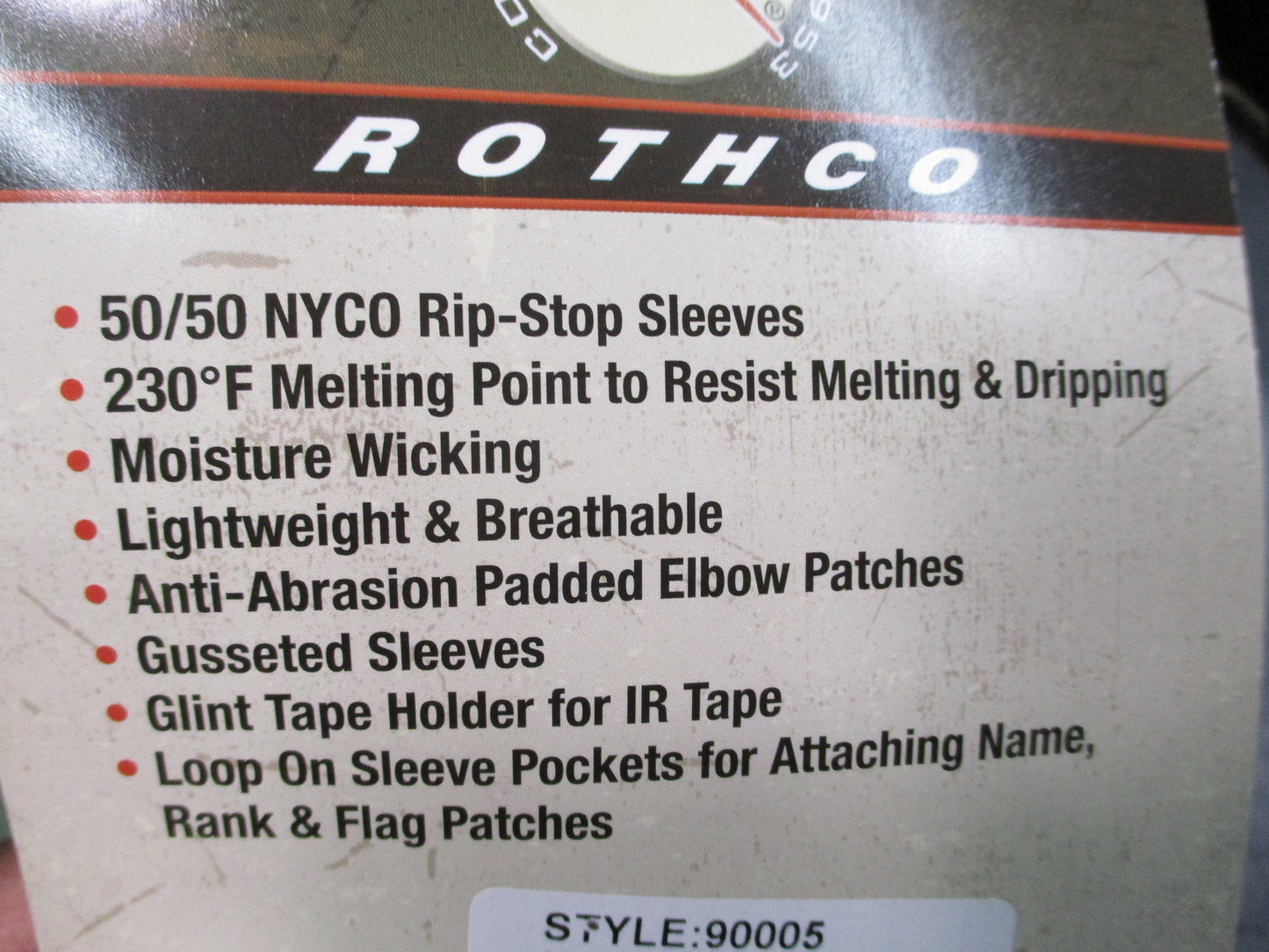Rothco 90005 Woodland Digital Camo FR Combat Shirt Tactical Military NWT L-2XL